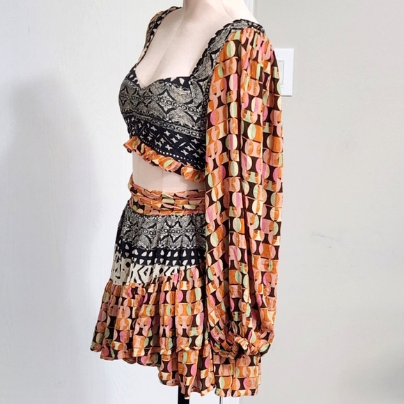 Free People Naomi Print Long sleeve Two -Pieces - Picture 7 of 11